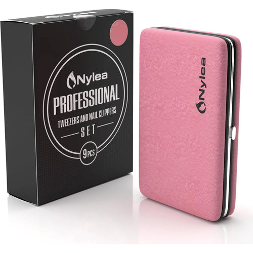 Colorfish Professional Tweezers Set and Nail Clippers for Men and Women