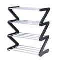 Colorfish Shoe Rack Shoe Rack Organizer Four Tier Shoe Rack Daily Use Bedroom Closet Entryway Bedroom 51X46Cm