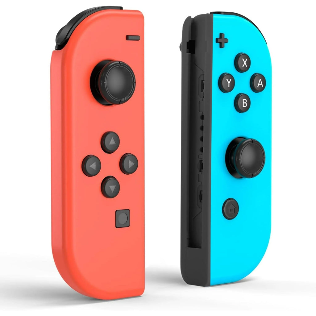 Colorfish Switch Controller for Nintendo Switch, Switch Remote Joy Pad supports Dual Vibration/Motion Control/Screenshot/Wake-up Red and Blue
