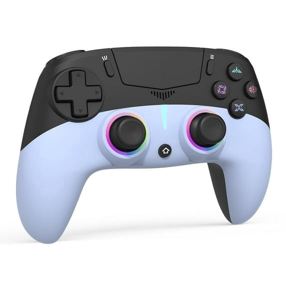 Colorfish WCPSR Video Game Joysticks Set with USB-C Cable for PlayStation 5, Purple, 11 Pack