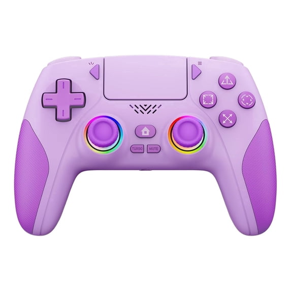 Wireless RGB Controller Compatible with P5/P5 Pro/P5 Slim with Dual Vibration & Six-Axis Sensor